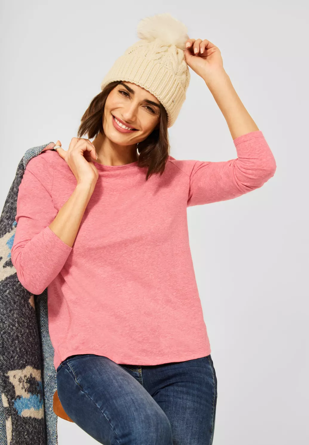 CECIL Snowy Melange Póló