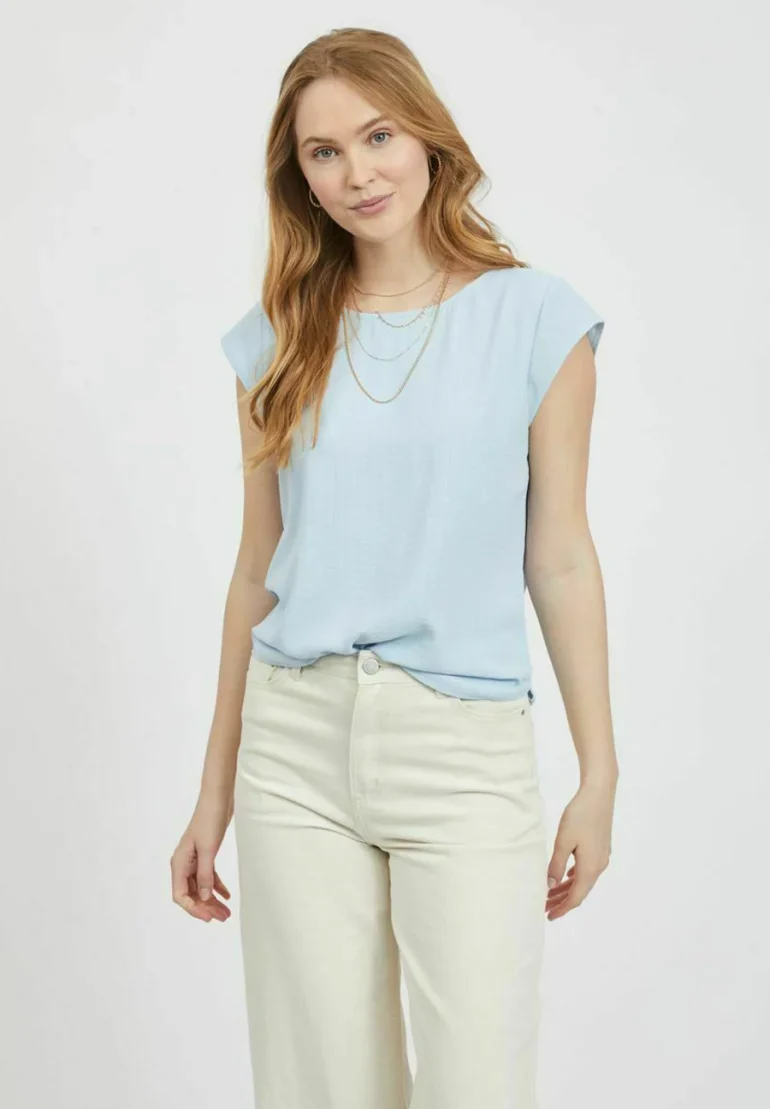 VILA Vilovie Capsleeve blúz - felső