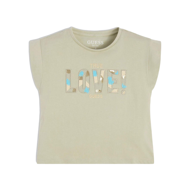 GUESS Kids Póló Trikó Light Matcha