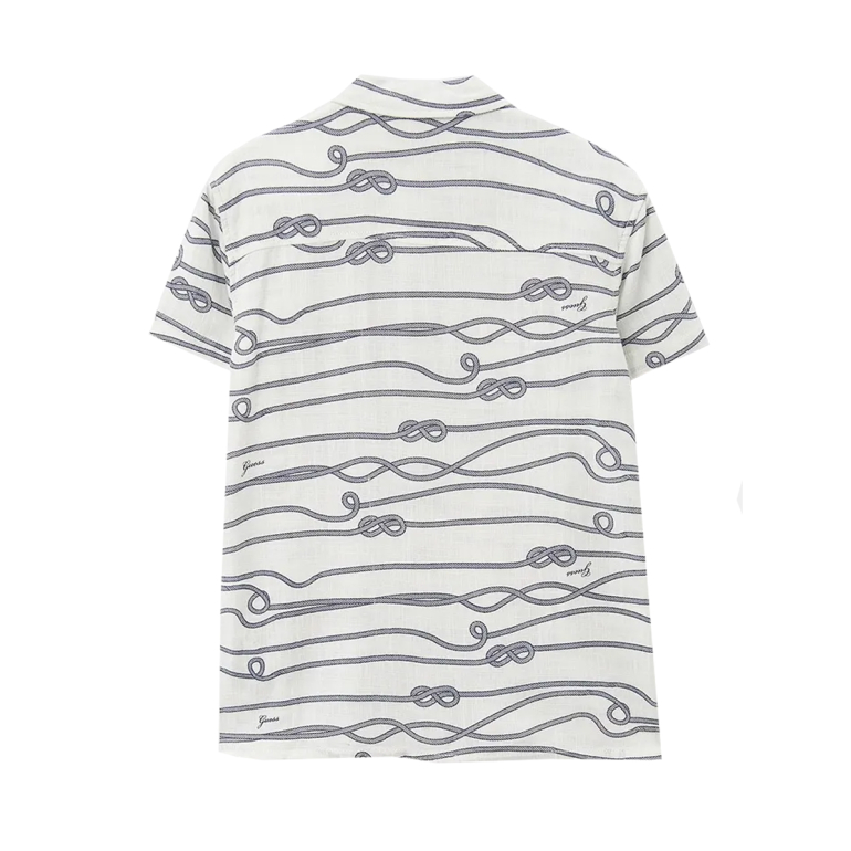 GUESS Kids - Rövid ujjú ing - Wavy Sea - Image 3