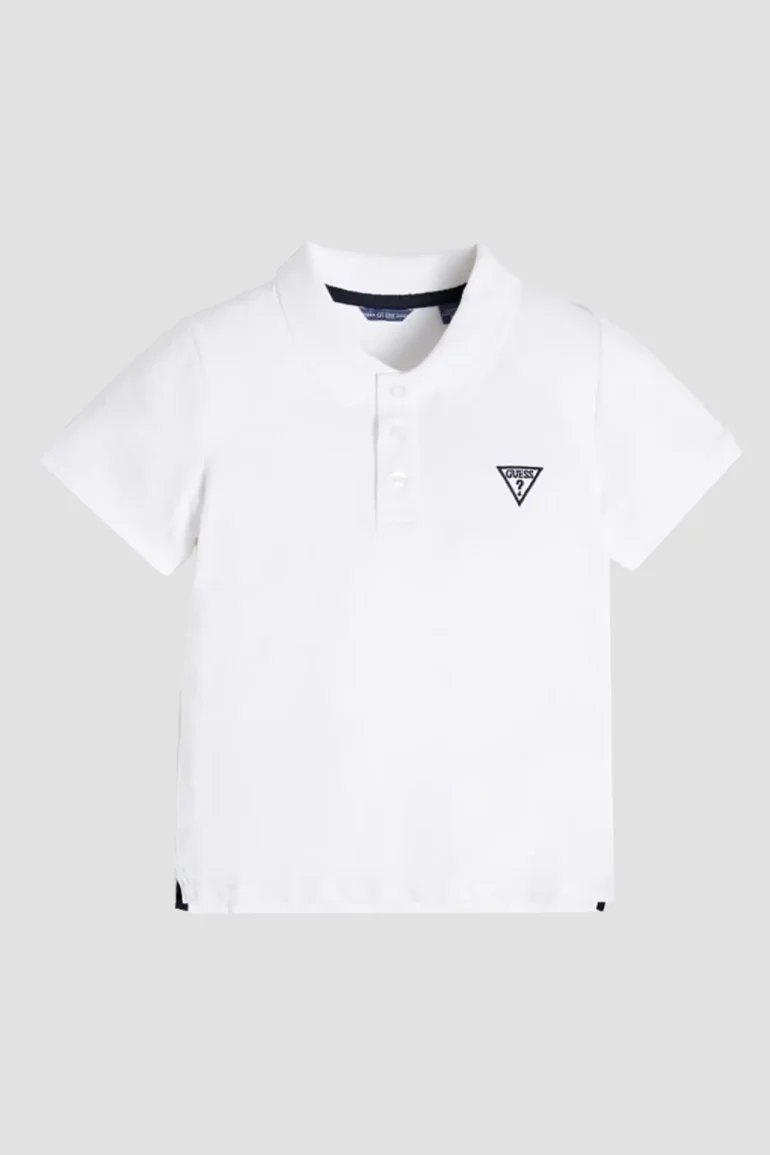 GUESS Kids - Galléros Póló True White - Image 2