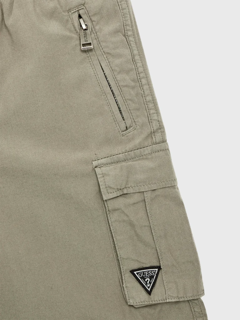 GUESS Kids Short Rövidnadrág Mossy Green - Image 2