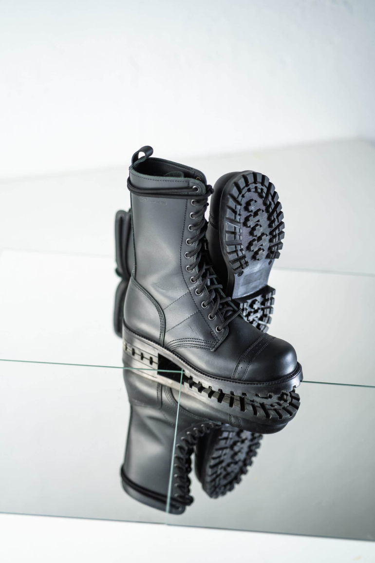 SAMELIN 516 aka High Aviator Boots Bőr Bakancs - Image 8