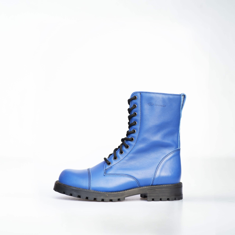 SAMELIN 511 Blue Bőr Bakancs