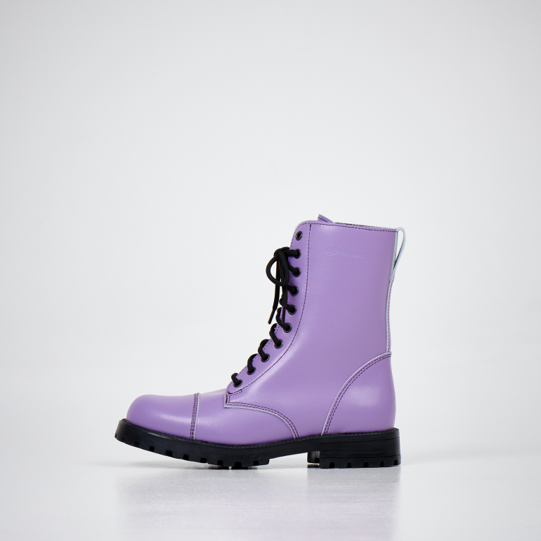 SAMELIN 511 Purple Bőr Bakancs