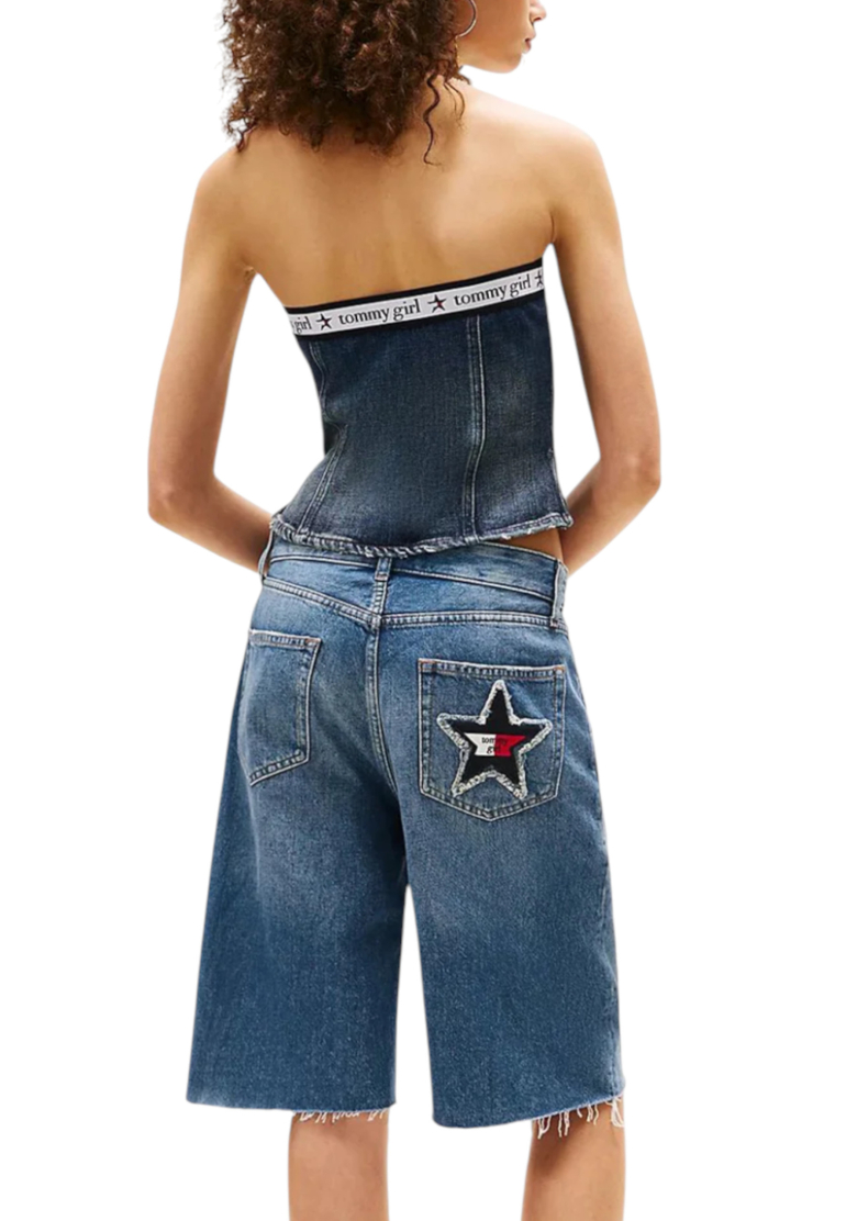 Tommy Hilfiger Jeans Repeat Logo Női Farmer Felső - Image 2