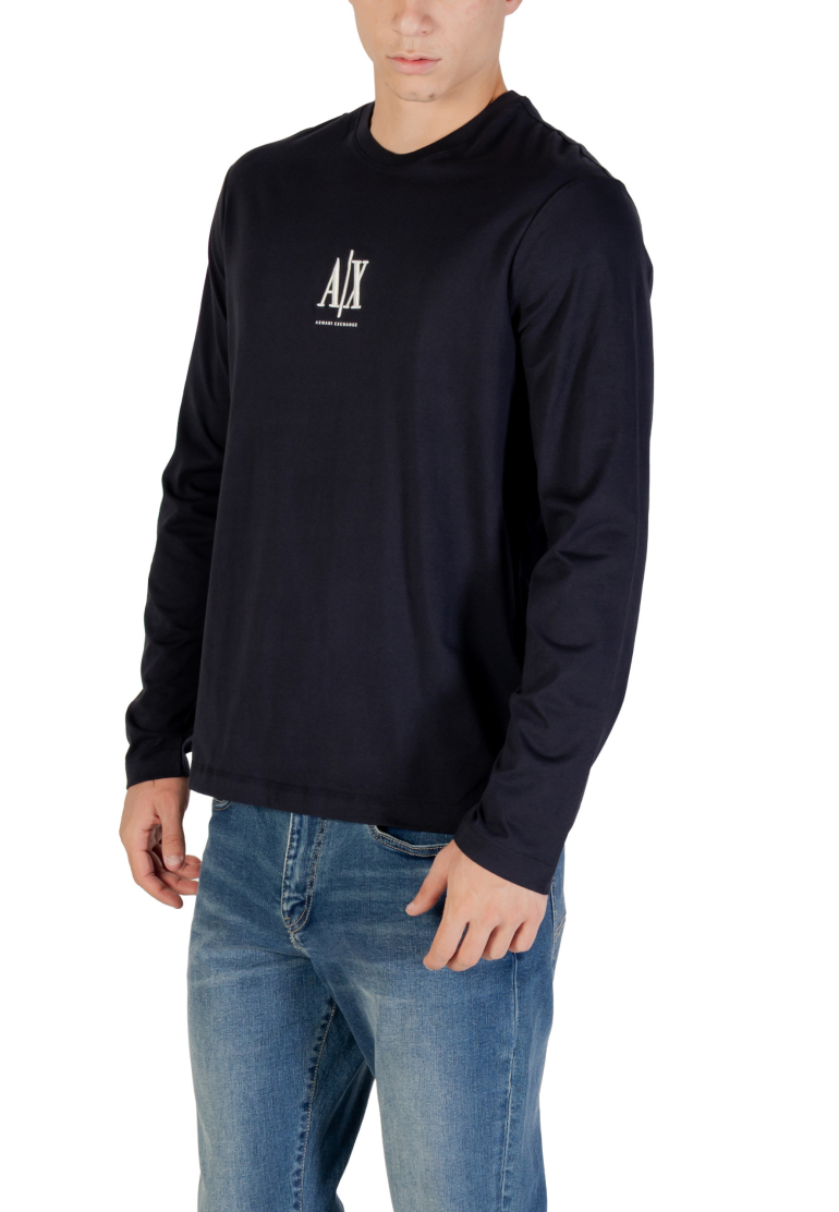 Armani Exchange Férfi Pulóver AX Nyomtatott - Image 3