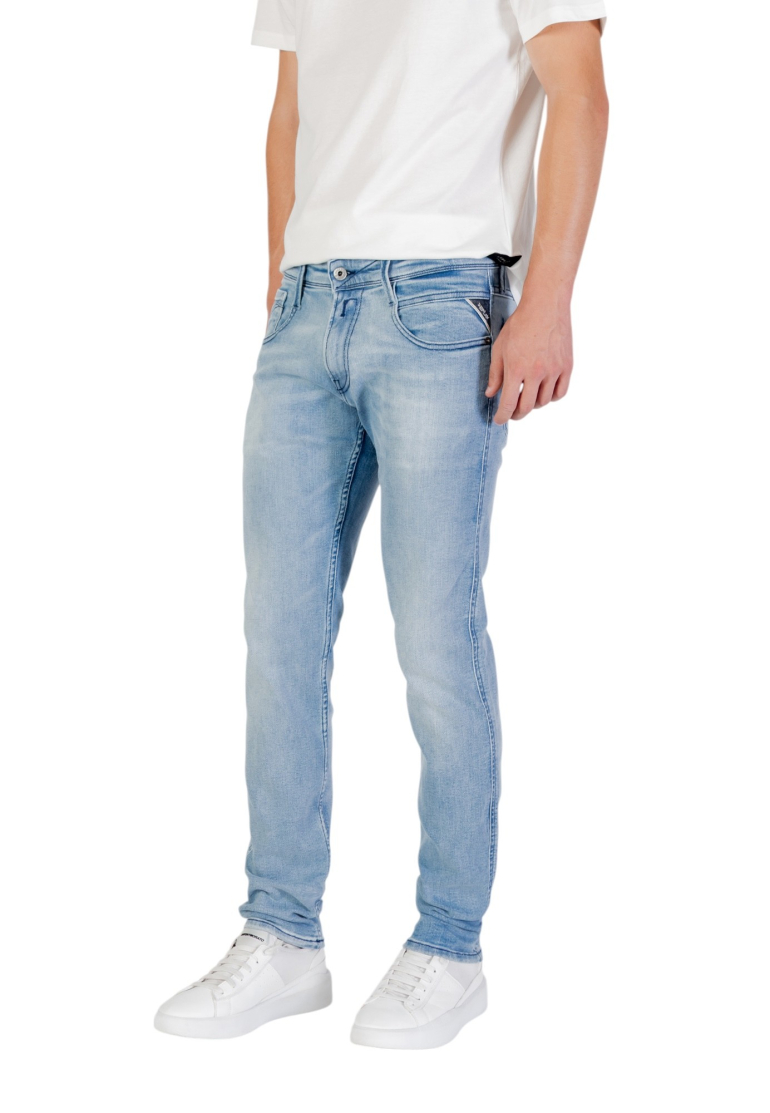 Replay Anbass Light Blue Slim-Fit Farmernadrág - Image 3