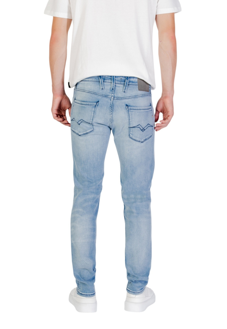 Replay Anbass Light Blue Slim-Fit Farmernadrág - Image 2