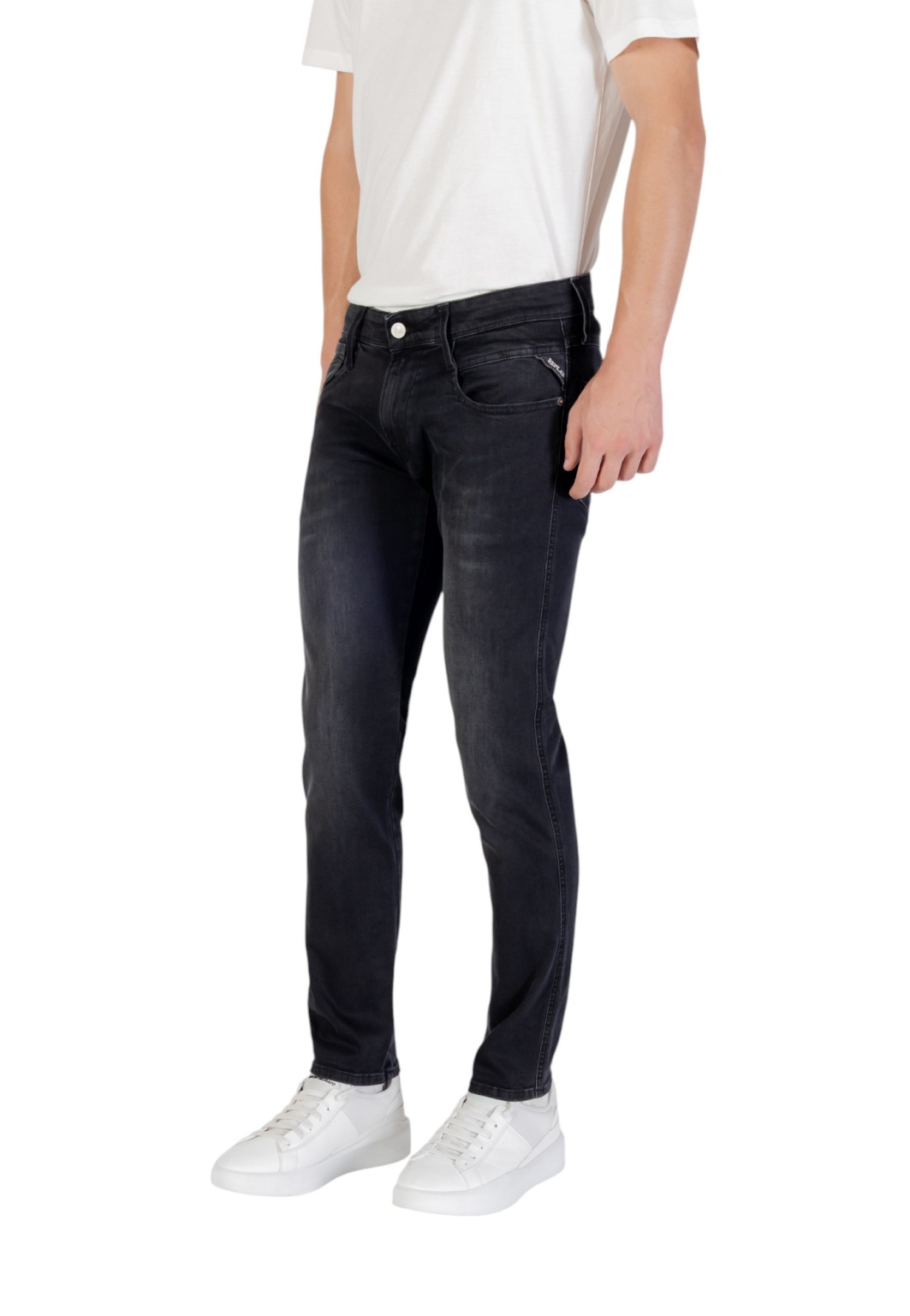 Replay Anbass Hyperflex Slim Fit Farmernadrág Férfi - Image 3