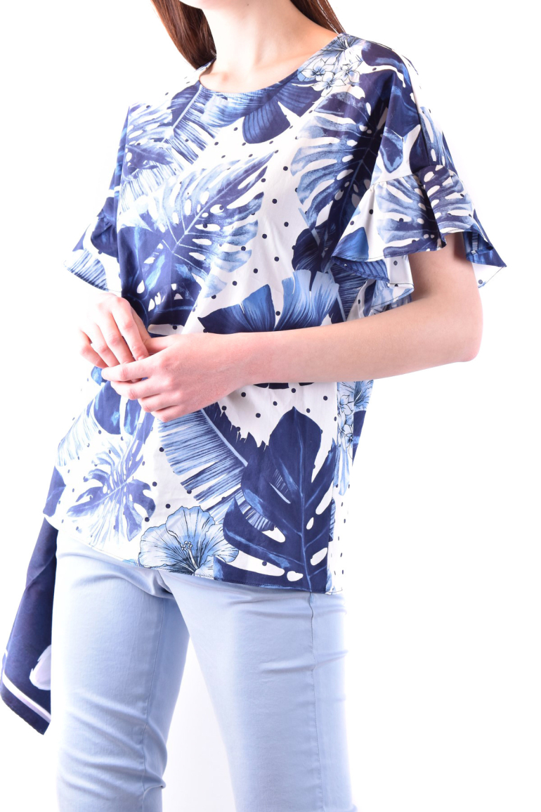 Twinset - Női Mintás Pamut Póló - Image 3