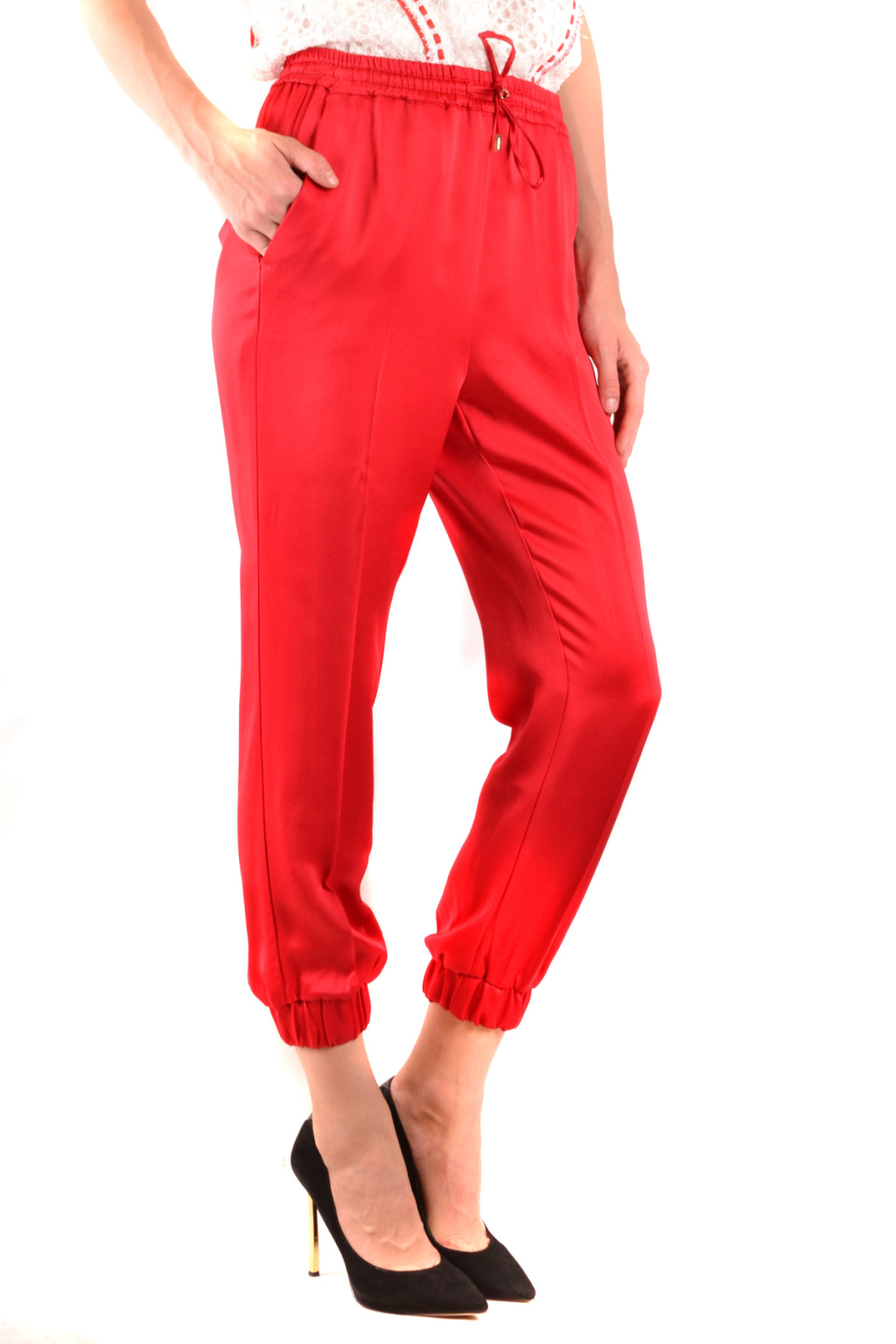 Twinset - Női Nadrág - elegáns - piros - Image 3
