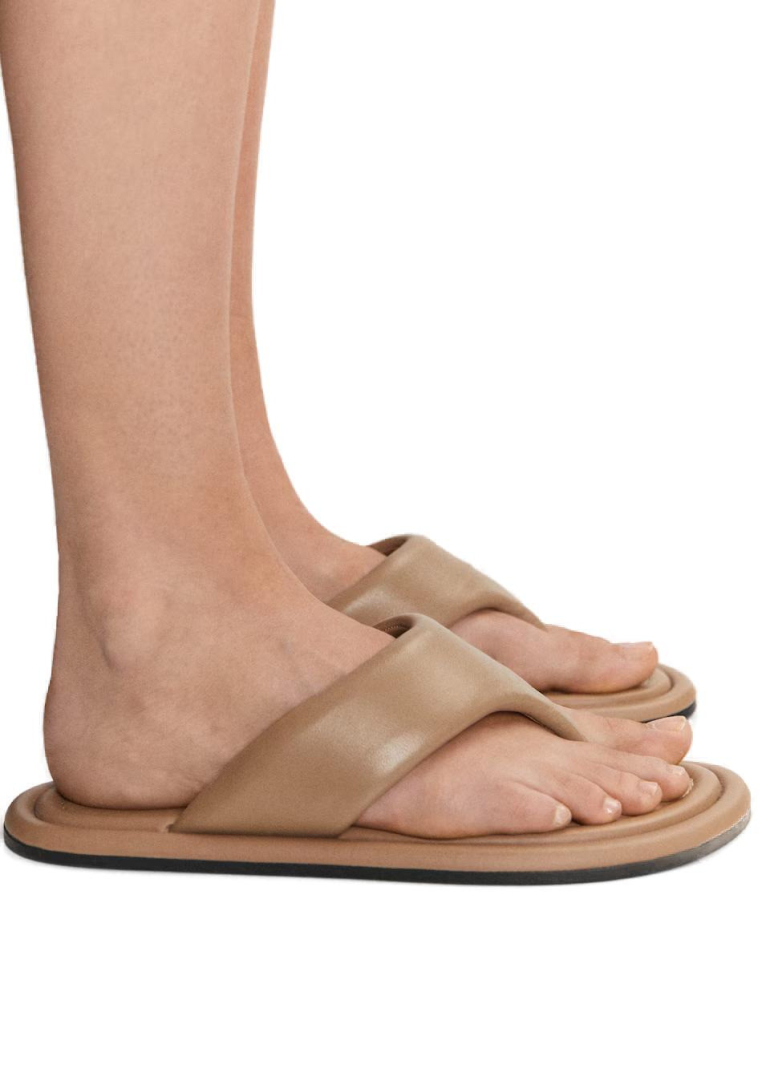 Mango - Bőr Flip Flop Papucs - Image 3