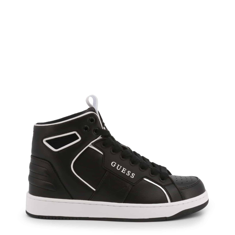 GUESS Sneaker Sportcipő - BASQET-FL7BSQ-LEA12_BLACK