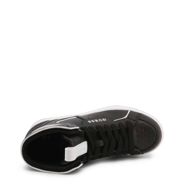 GUESS Sneaker Sportcipő - BASQET-FL7BSQ-LEA12_BLACK - Image 3
