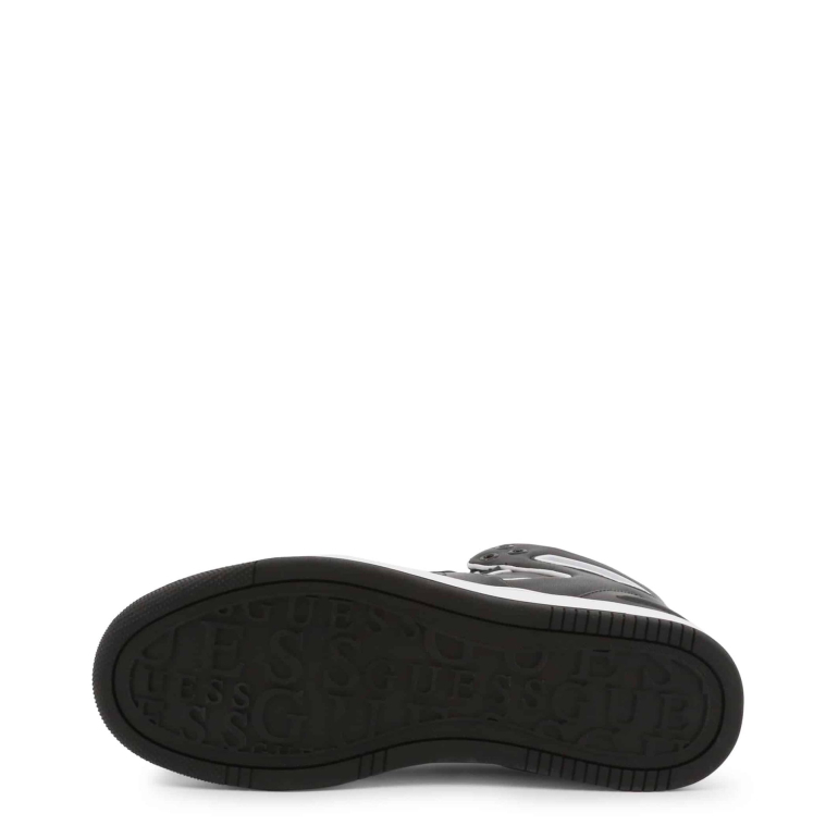 GUESS Sneaker Sportcipő - BASQET-FL7BSQ-LEA12_BLACK - Image 4