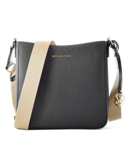 Michael Kors Black Canvas Crossbody Bag