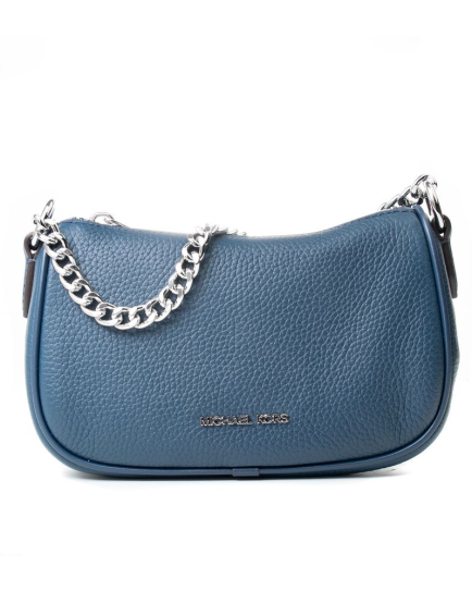 Michael Kors Blue Fur Shoulder Bag