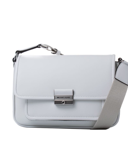 Michael Kors White Leather Shoulder Bag