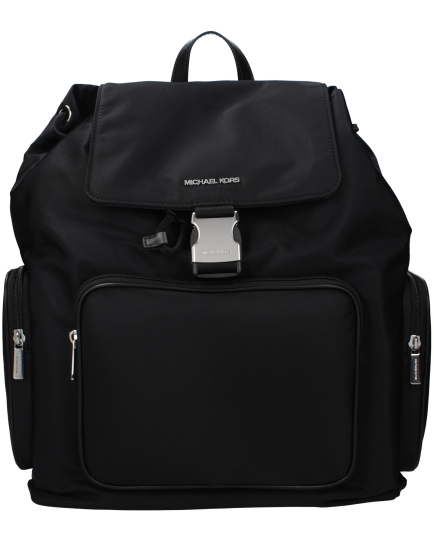 Michael Kors Black Fabric Backpack