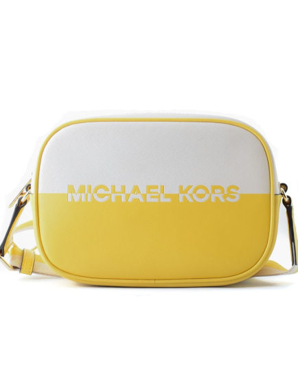 Michael Kors Bicolor Canvas Crossbody Bag