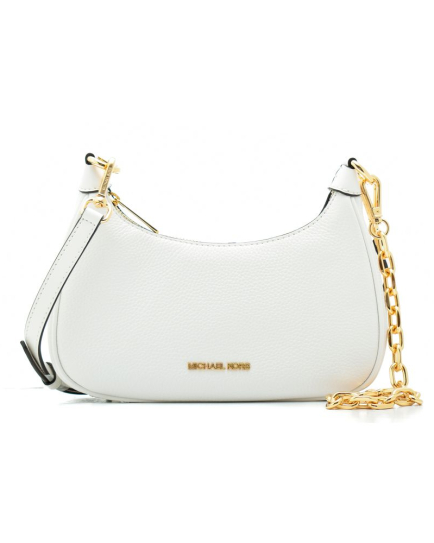 Michael Kors White Leather Shoulder Bag