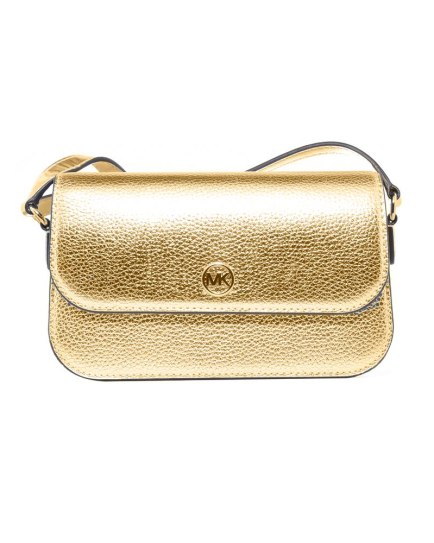Michael Kors Gold Leather Crossbody Bag