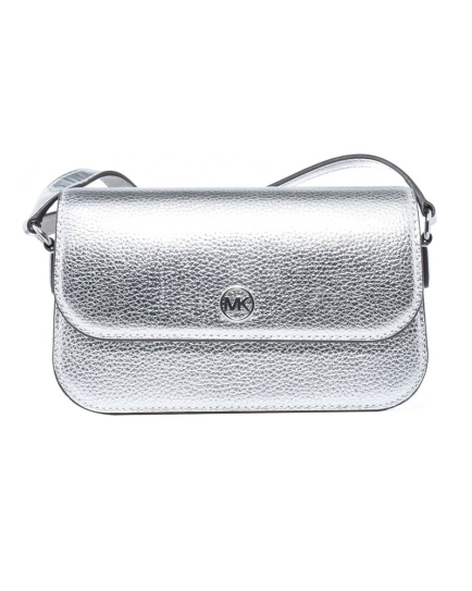 Michael Kors Gray Leather Shoulder Bag