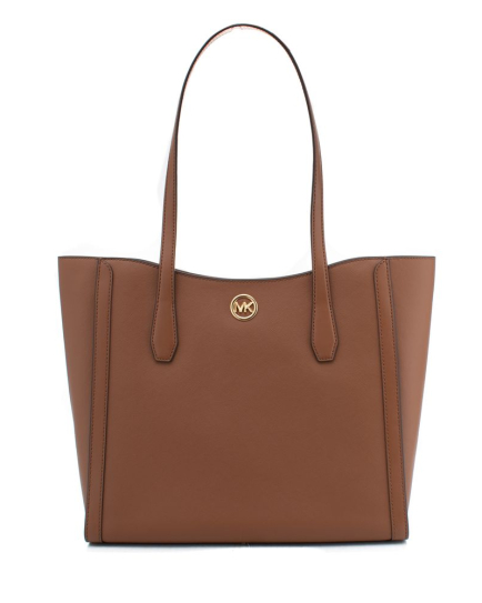 Michael Kors Brown Canvas Tote Bag