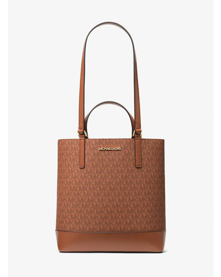 Michael Kors Brown Leather Tote Bag