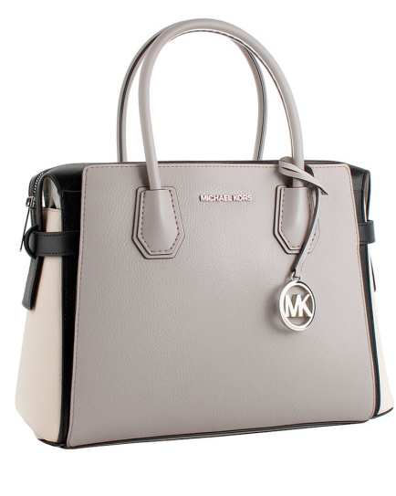Michael Kors Gray Leather Handbag
