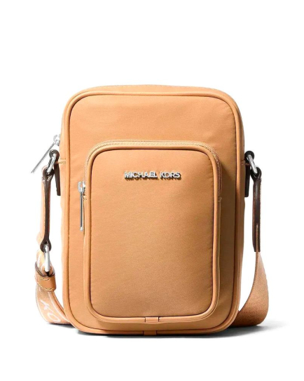 Michael Kors Brown Nylon Crossbody Bag