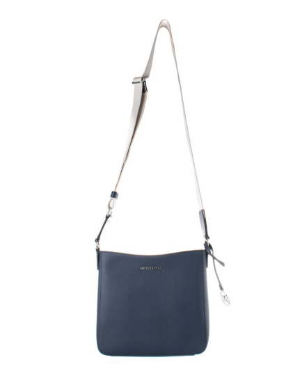 Michael Kors Blue Canvas Crossbody Bag