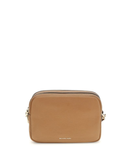 Michael Kors Brown Calf Leather Bos Taurus Shoulder Bag