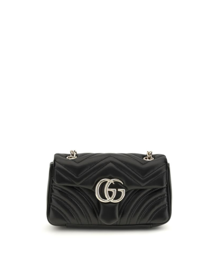 Gucci Black Calf Leather Bos Taurus Shoulder Bag