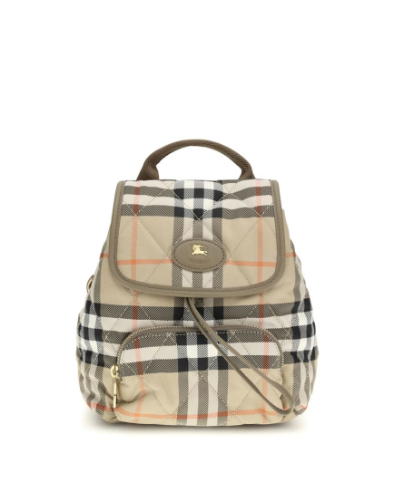 Burberry Beige Polyamide Backpack