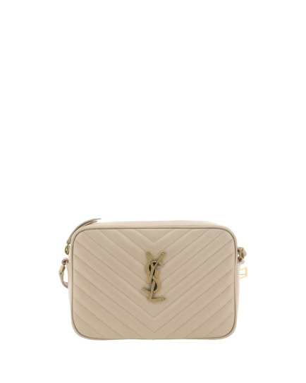 Saint Laurent Beige Calf Leather Bos Taurus Shoulder Bag