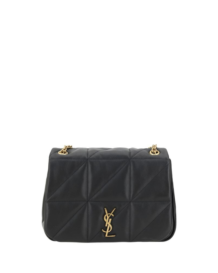 Saint Laurent Black Calf Leather Bos Taurus Shoulder Bag