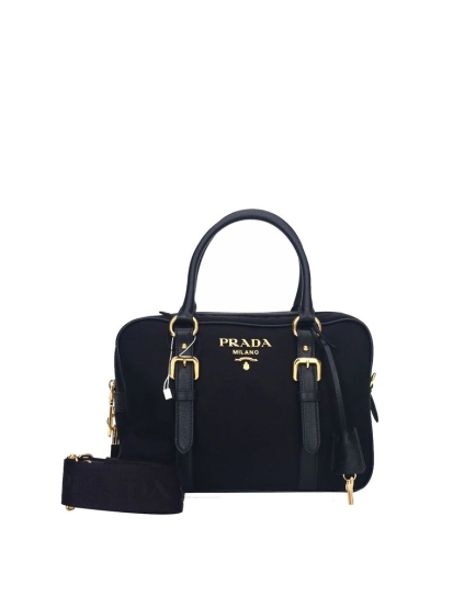 Prada Black Nylon Handbag