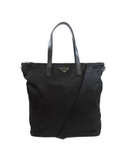 Prada Black Nylon Tote Bag