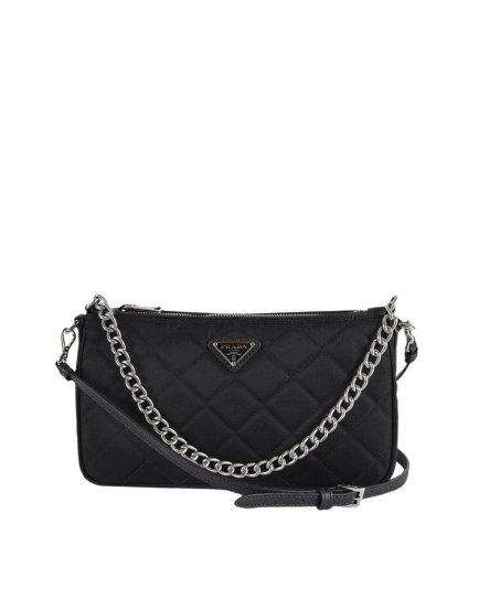 Prada Black Nylon Shoulder Bag
