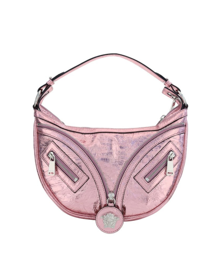 Versace Multicolor Lamb Leather Shoulder Bag