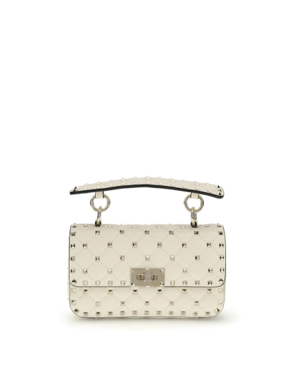 Valentino Garavani Beige Calf Leather Bos Taurus Handbag