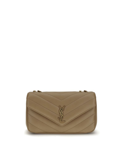 Saint Laurent Beige Calf Leather Bos Taurus Shoulder Bag