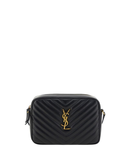 Saint Laurent Black Calf Leather Bos Taurus Shoulder Bag