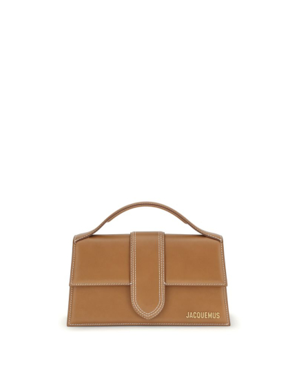 Jacquemus Brown Calf Leather Bos Taurus Handbag