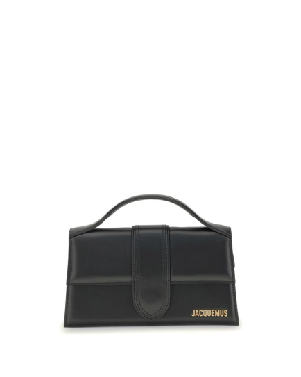 Jacquemus Black Calf Leather Bos Taurus Handbag