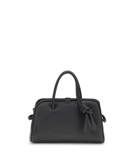 Jacquemus Black Calf Leather Bos Taurus Handbag