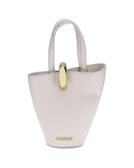 Jacquemus Beige Calf Leather Bos Taurus Shoulder Bag
