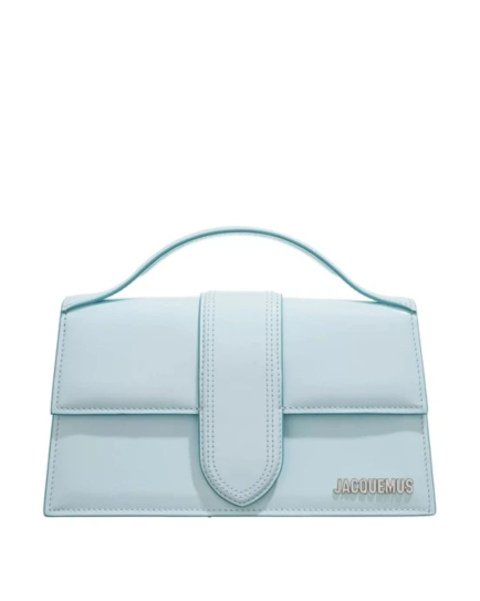 Jacquemus Pale blue Leather Le Grand Bambino Handbag